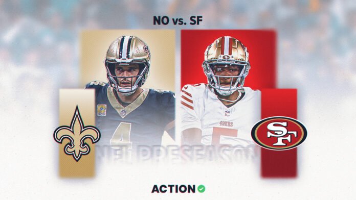 new orleans saints vs 49ers match player stats​